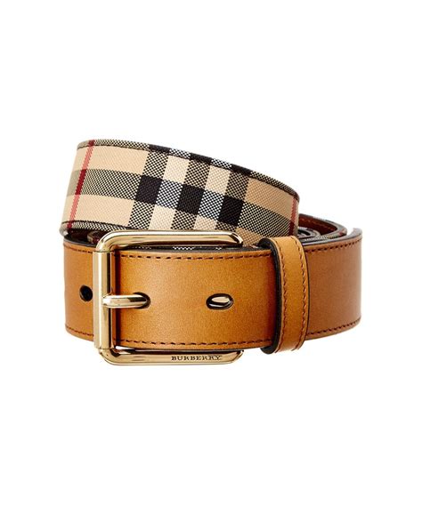 mens tan burberry belt|wearing burberry belt men.